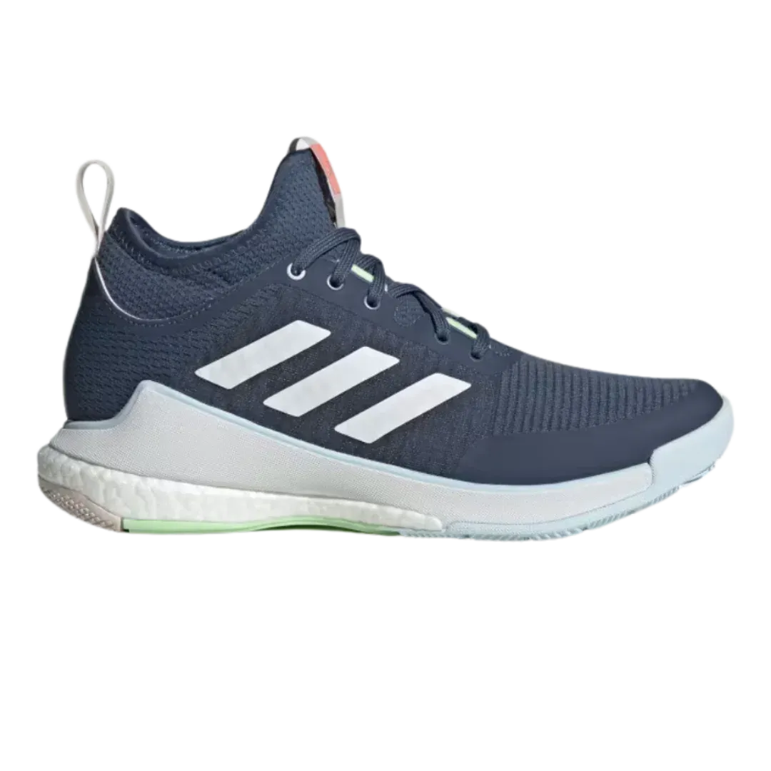 adidas Women&#39;s Crazyflight 5 Mid Top Indoor Blue Sneaker