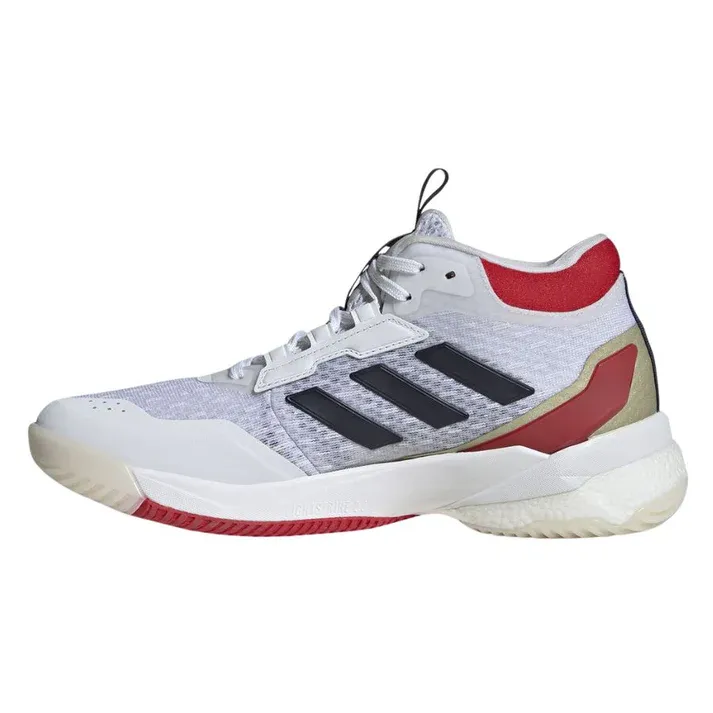 adidas Women's Crazyflight 5 Mid Top Indoor White Sneaker