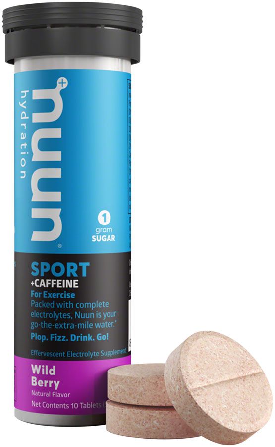Nuun Sport + Caffeine Hydration Tablets: Wild Berry