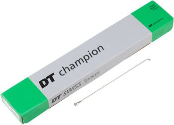 DT Swiss Champion Spoke: 2.0mm, 258mm, J-bend, Silver