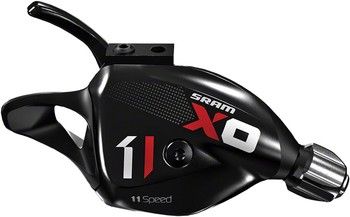 SRAM X01 11-Speed Trigger Shifter Includes Handlebar Clamp Black with Red and White logo with Cable, Housing Sold Separately