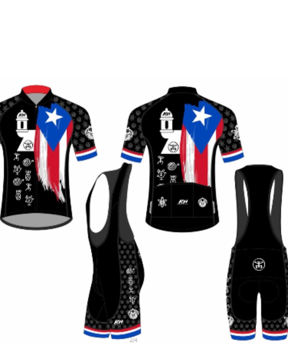 Kamino Nuevo PR Flag Ladies Bib Short XL
