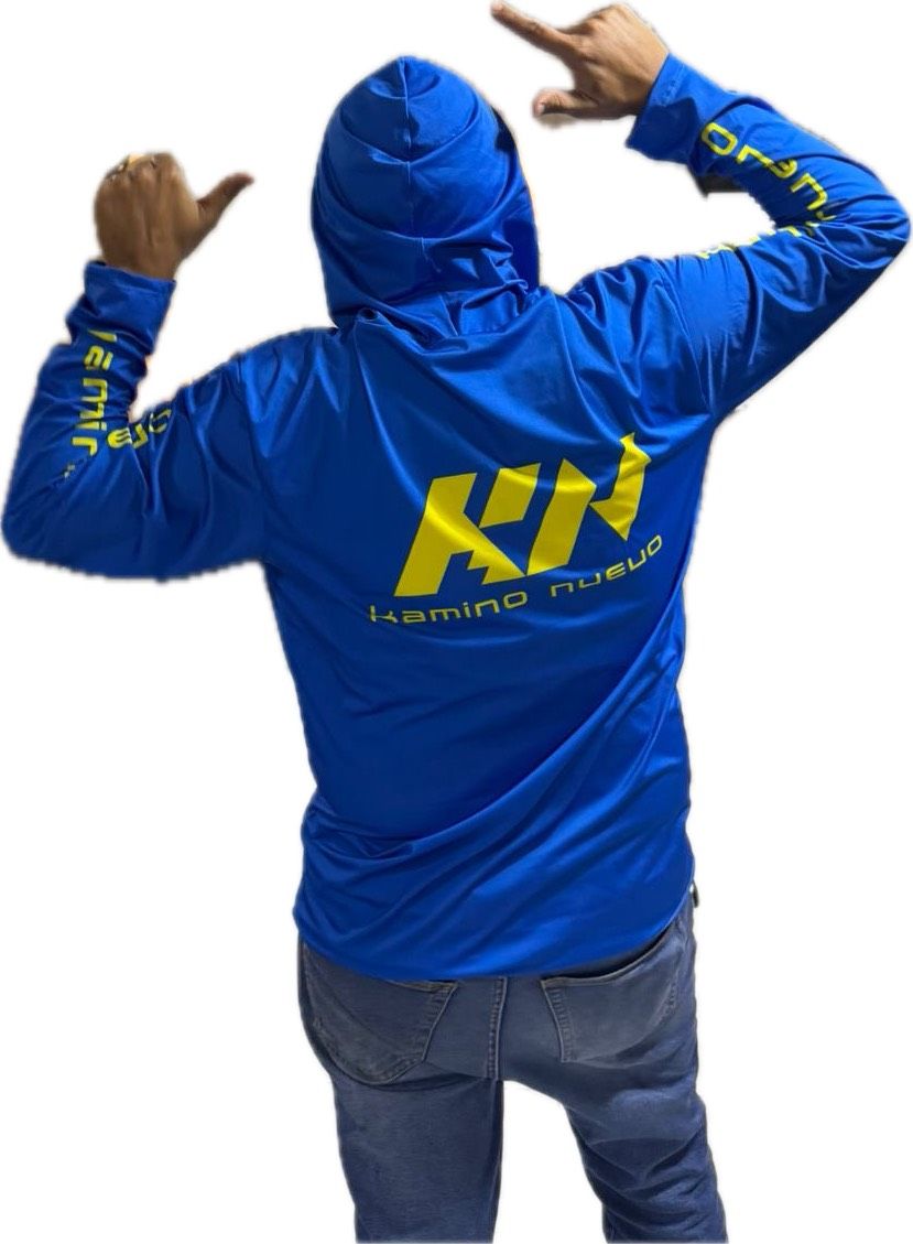 KN Sportswear Fleece Hoodie Blue/Yellow