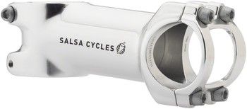 Salsa Guide Stem - 80mm, 31.8 clamp, +/-6, 1 1/8&quot;, Aluminum, Silver
