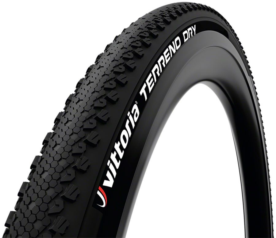 Vittoria Terreno Dry Tire - 700 x 38, Clincher, Wire, Black, 2C