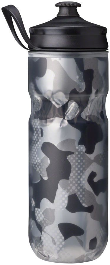Polar Hydrapak Sport Contender Insulated Water Bottle - 20oz, Black