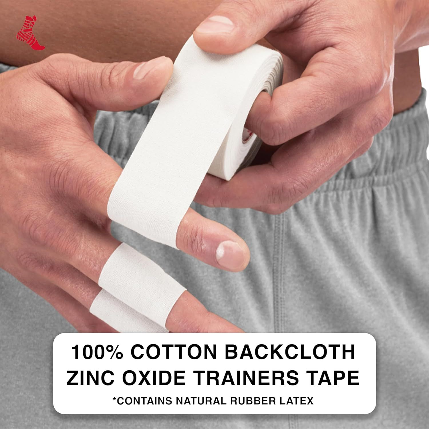Mueller MTape Athletic Tape, White, 1.5" x 15 yards