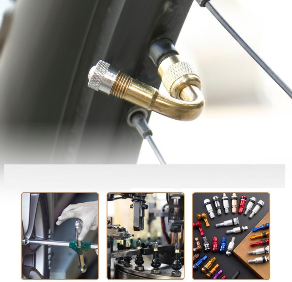 Omega Tire Valve Extension Adaptor - 45°, 90°, 135°