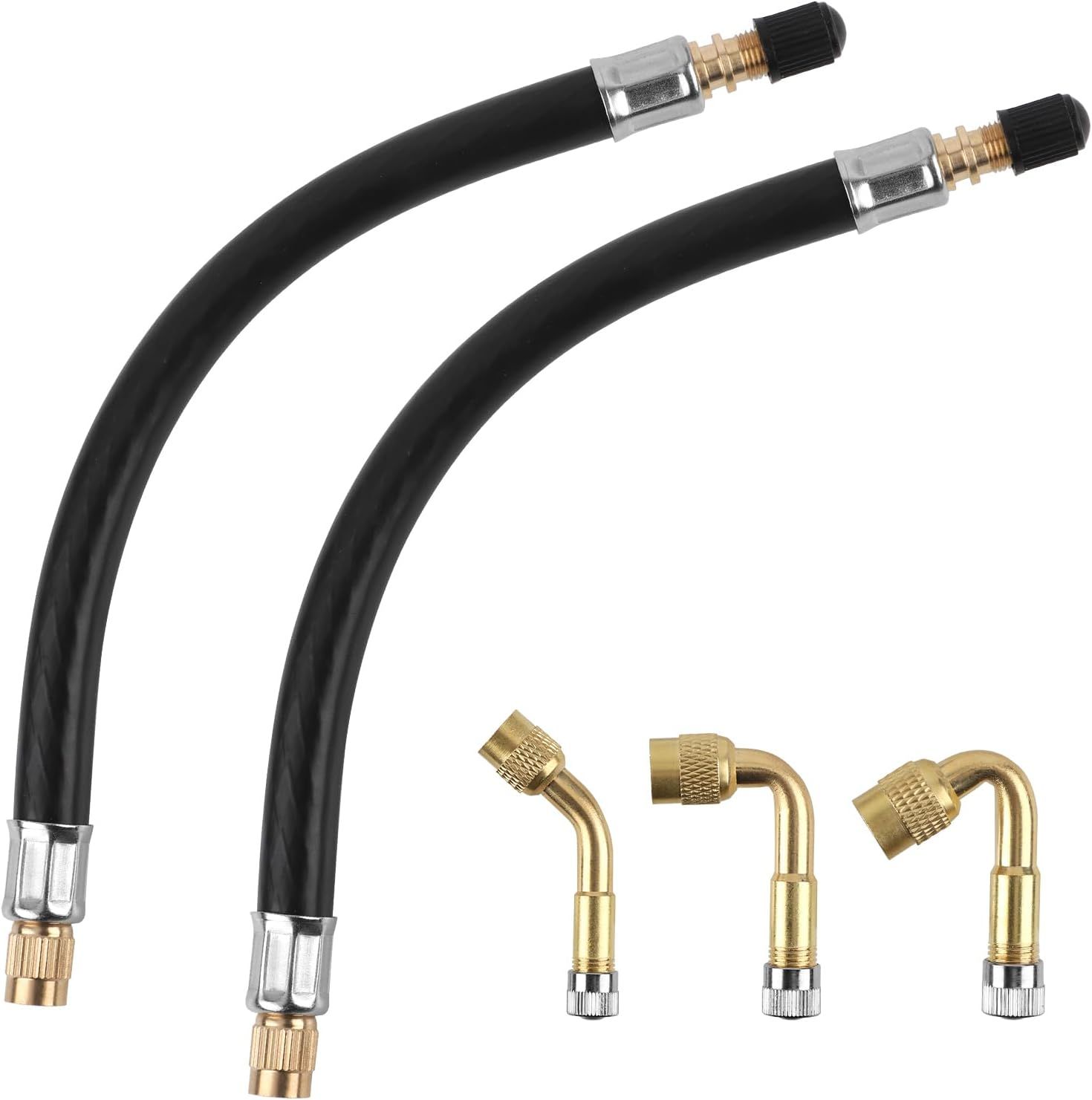 Omega Tire Valve Extension and 45°, 90°, 135° Valves