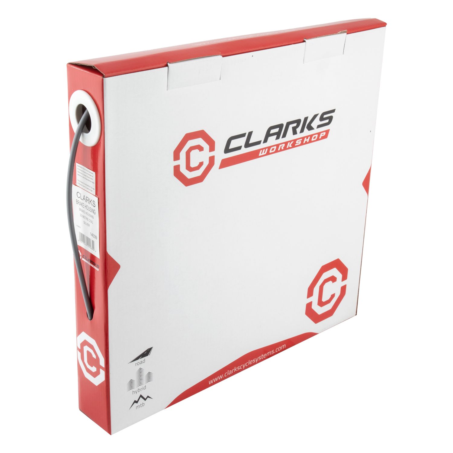 Clark Brake Cable Housing 5mm 1ft Unit Gray