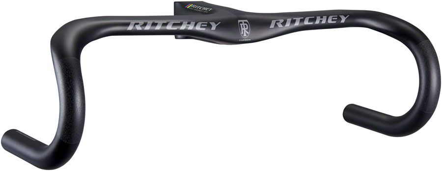 Ritchey WCS Carbon Solostreem Drop Handlebar - Integrated Bar/Stem, Carbon, 44cm, 120mm, Matte Carbon
