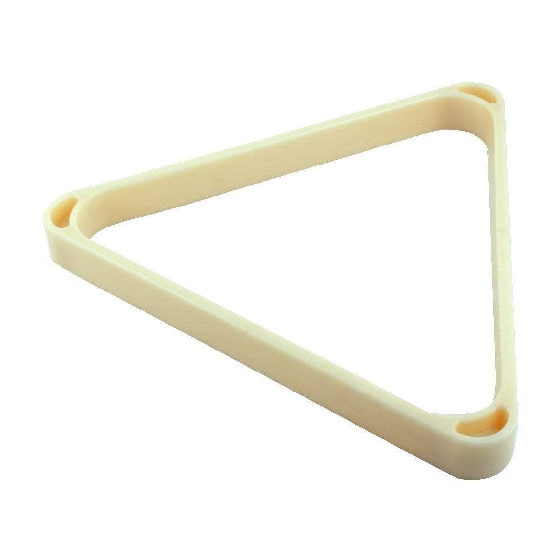 Billiard Snooker  Heavy Plastic Triangle White -1piece