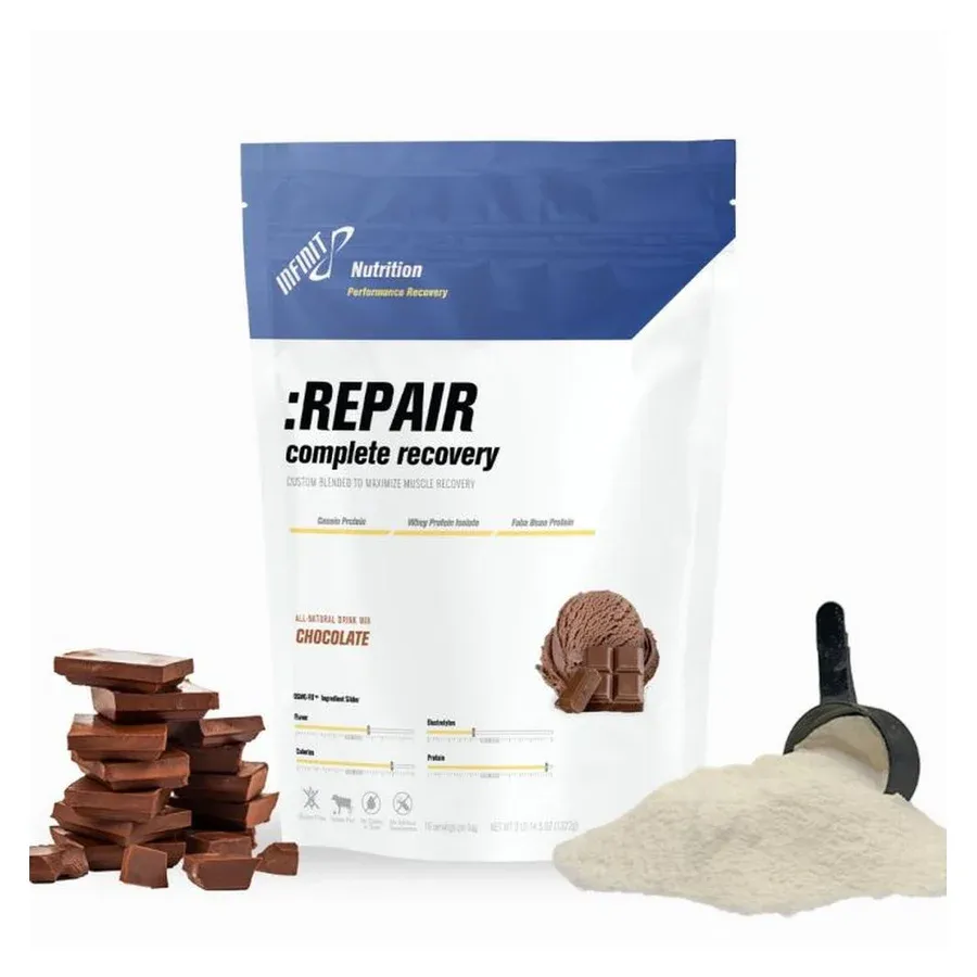 Infinit Nutrition Repair Recovery Drink Mix: Chocolate 16 Serving Bag