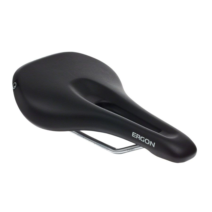 Ergon SM Saddle - Chromoly, Black, Women&#39;s, Medium/Large