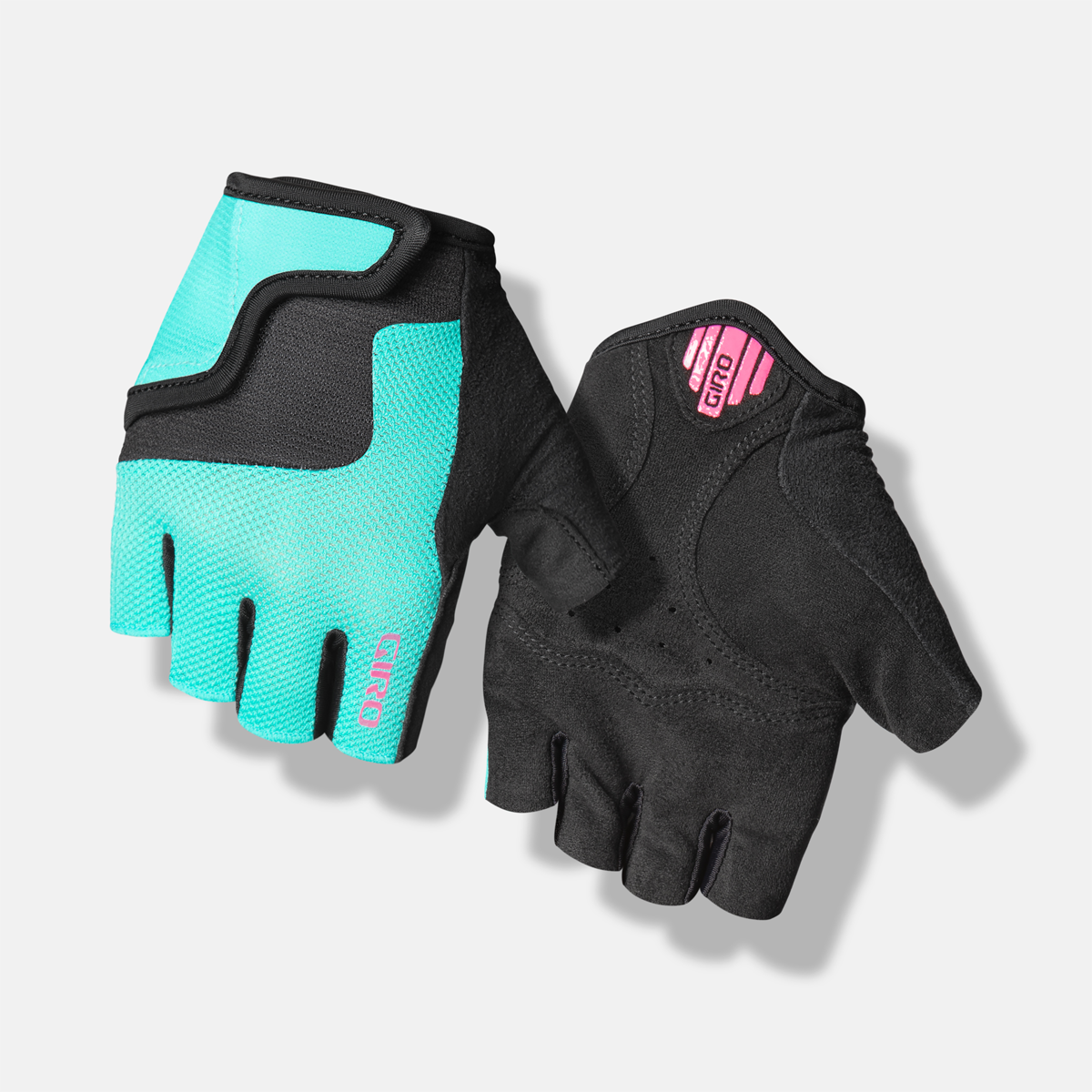 Giro Bravo Jr Glove Screaming Teal/Neon Pink