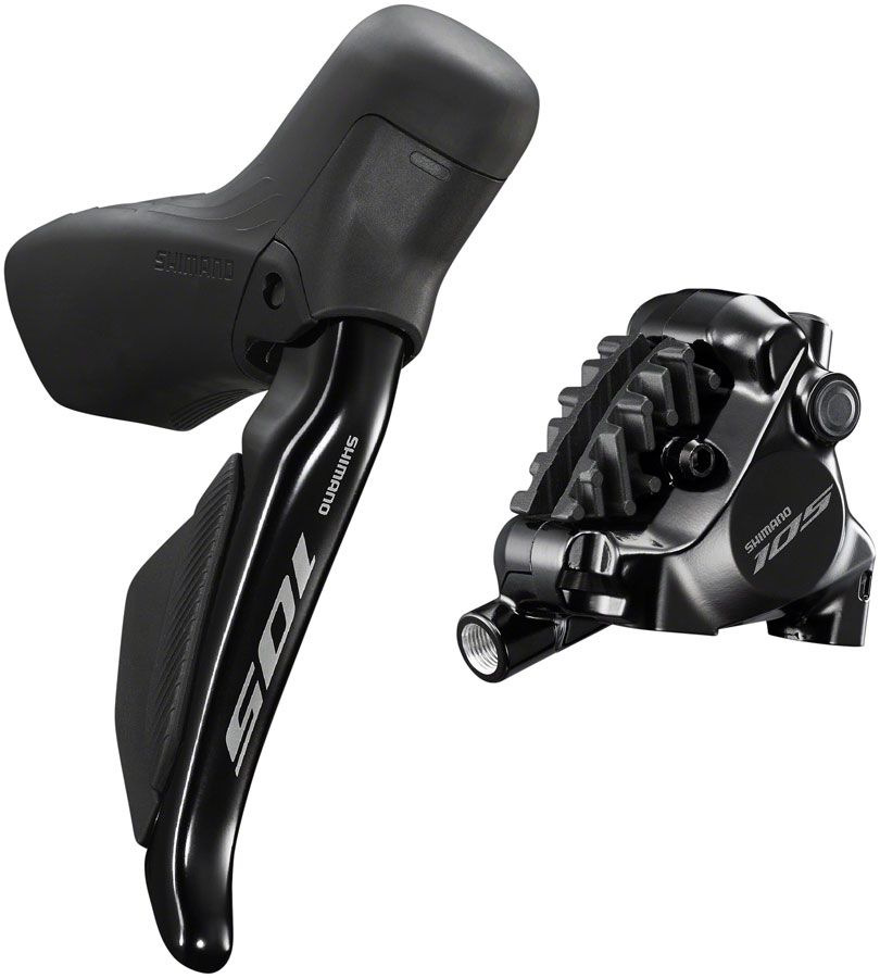 Shimano 105 ST-R7170-RE Di2 Shift/Brake Lever with BR-R7170 Hydraulic Disc Brake Caliper - Rear, 12-Speed,
