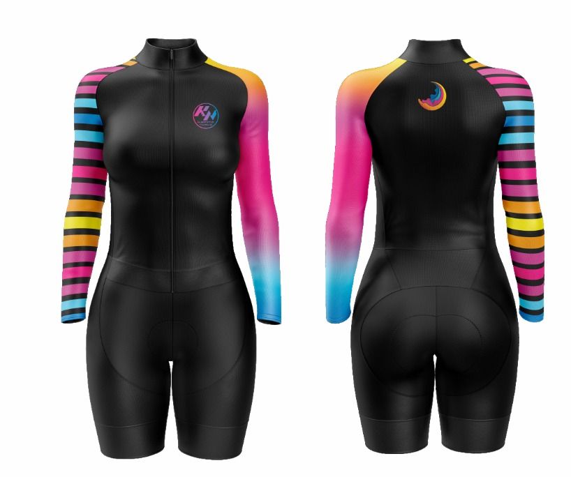 KN Lady Skinsuit Pro Rainbow Arms