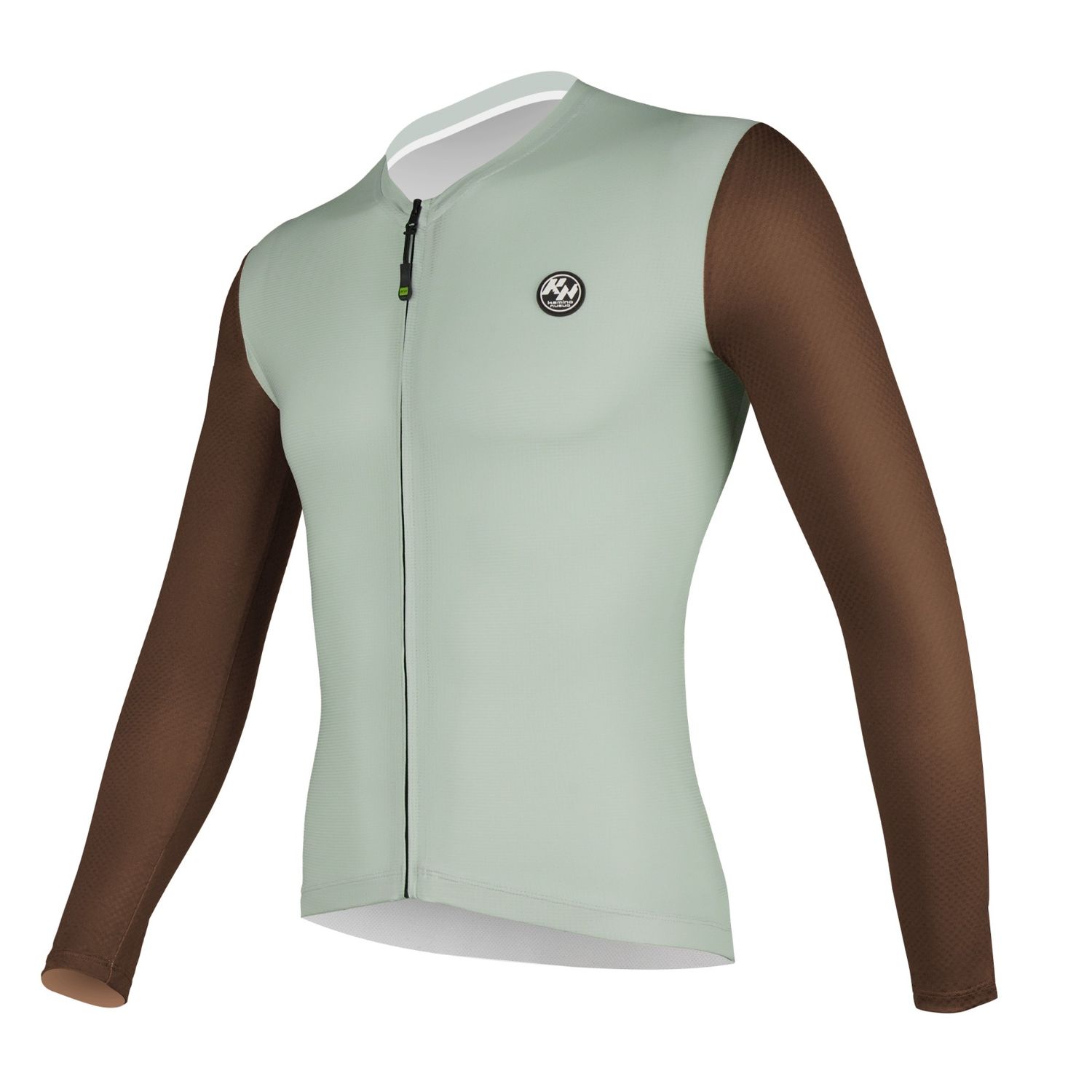 KN Long Sleeve Pro Cut Mint / Brown Arms