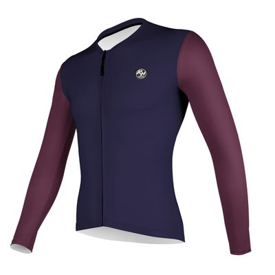 KN Long Sleeve Pro Cut Violet / Burgandy Arms