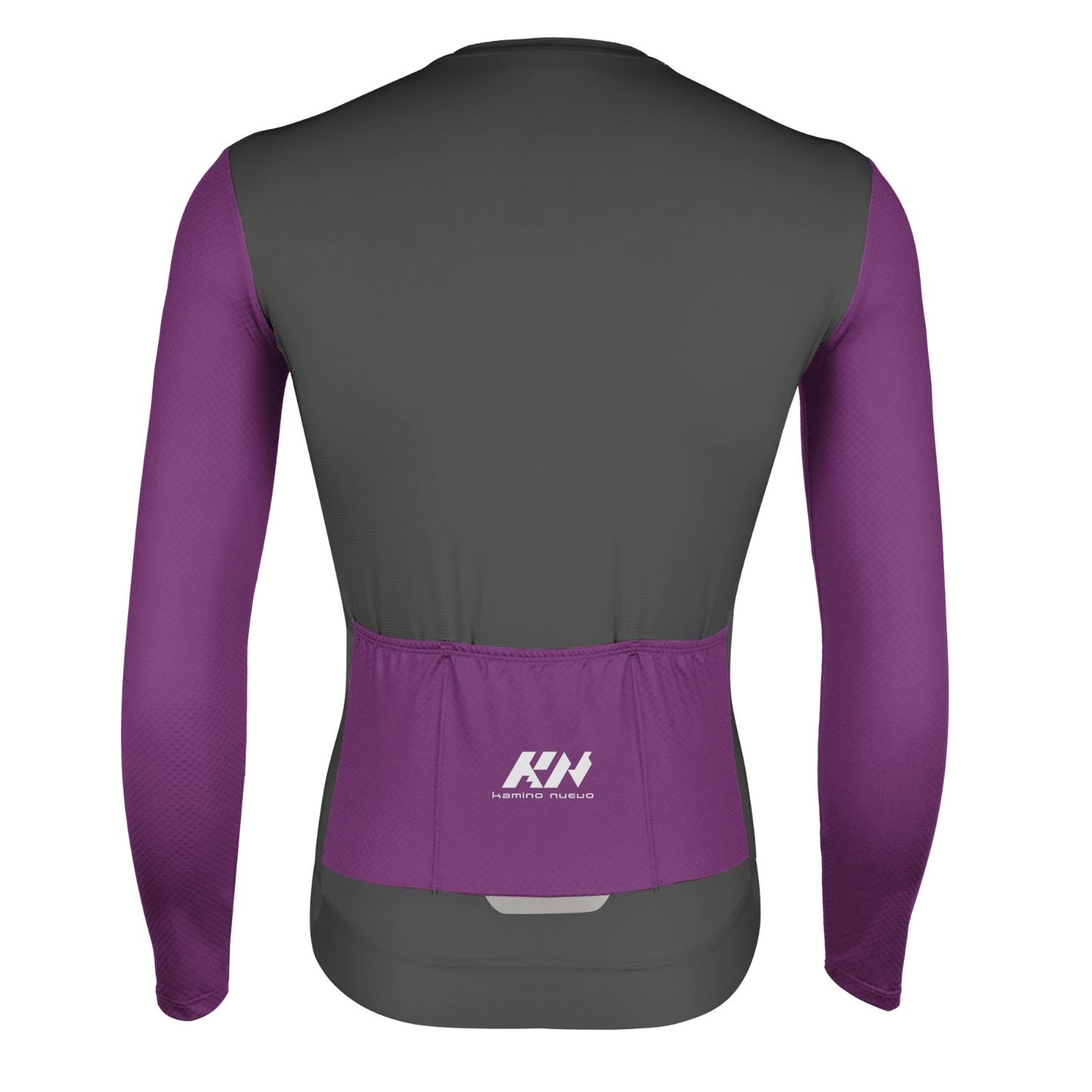 KN Long Sleeve Pro Cut Gray / Burgandy Arms
