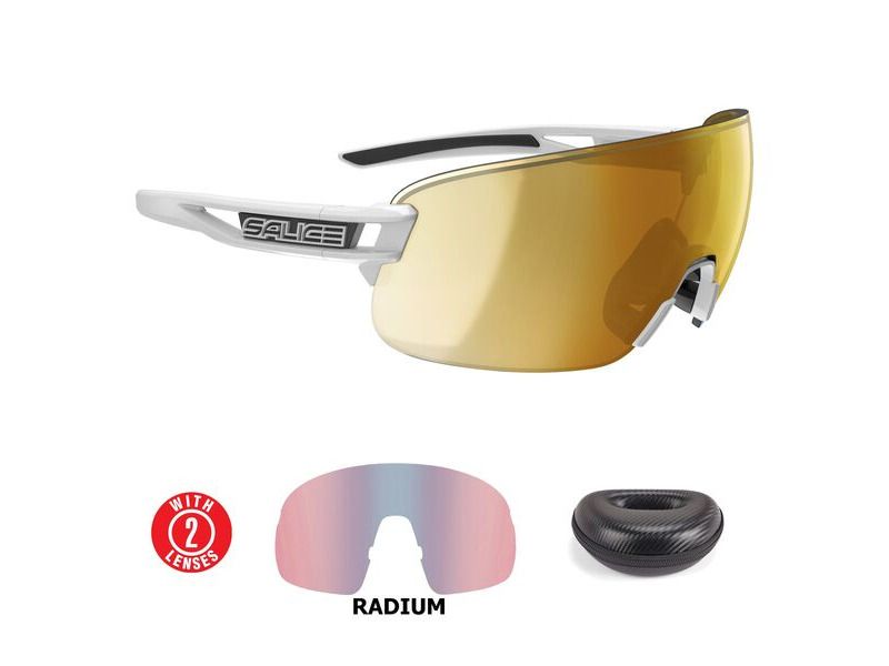 Salice Multi Sports Sunglasses Mirror Lens Black Crystal 021RWP