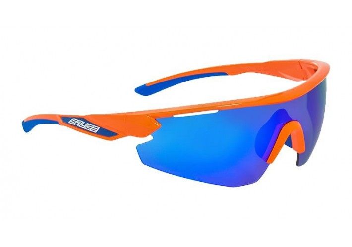 Salice Sunglasses Mirror Blue Orange 012RW
