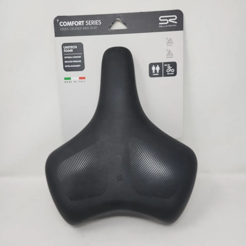 Selle Royal Orbis Cruiser Bike Seat Unitech Foam Comfort Series Durable Unisex