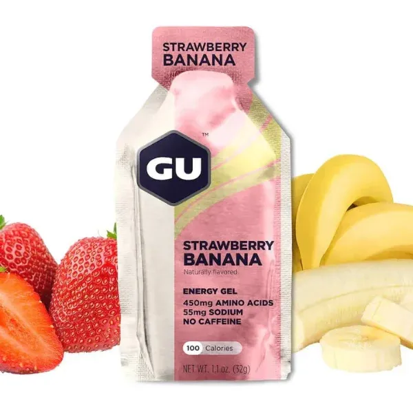 GU Energy Gel: Strawberry/Banana