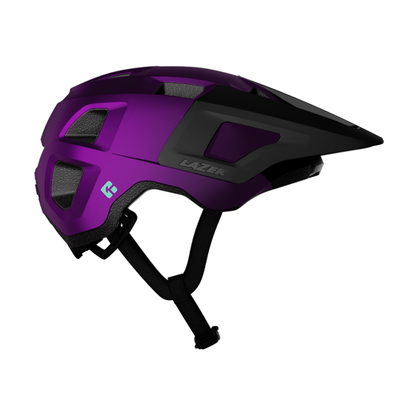 Lazer Lupo Kineticore Metallic Purple Black Helmet M-L 55-61cm