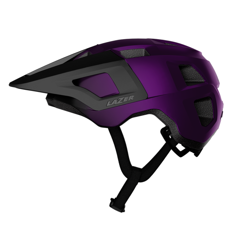 Lazer Lupo Kineticore Metallic Purple Black Helmet M-L 55-61cm