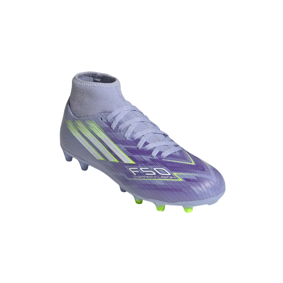 Adidas F50 Sparkfusion Club FG/MG Women (Purple/White) Size 6.5