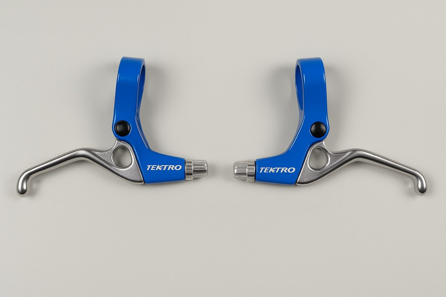 Tektro 314  BMX Linear Pull Brake Lever - Silver/Blue