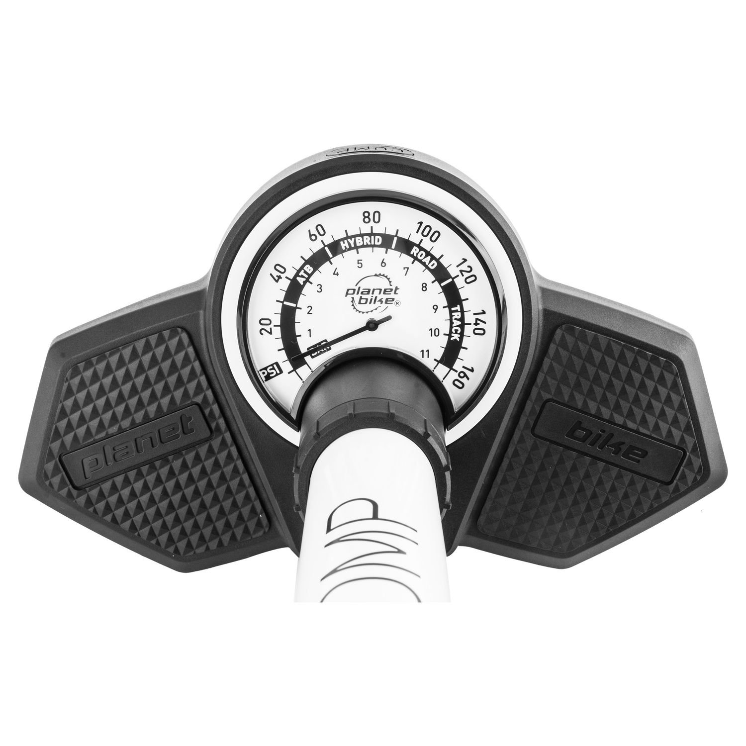 Planet Bike Comp 2.0 Floor Pump: White