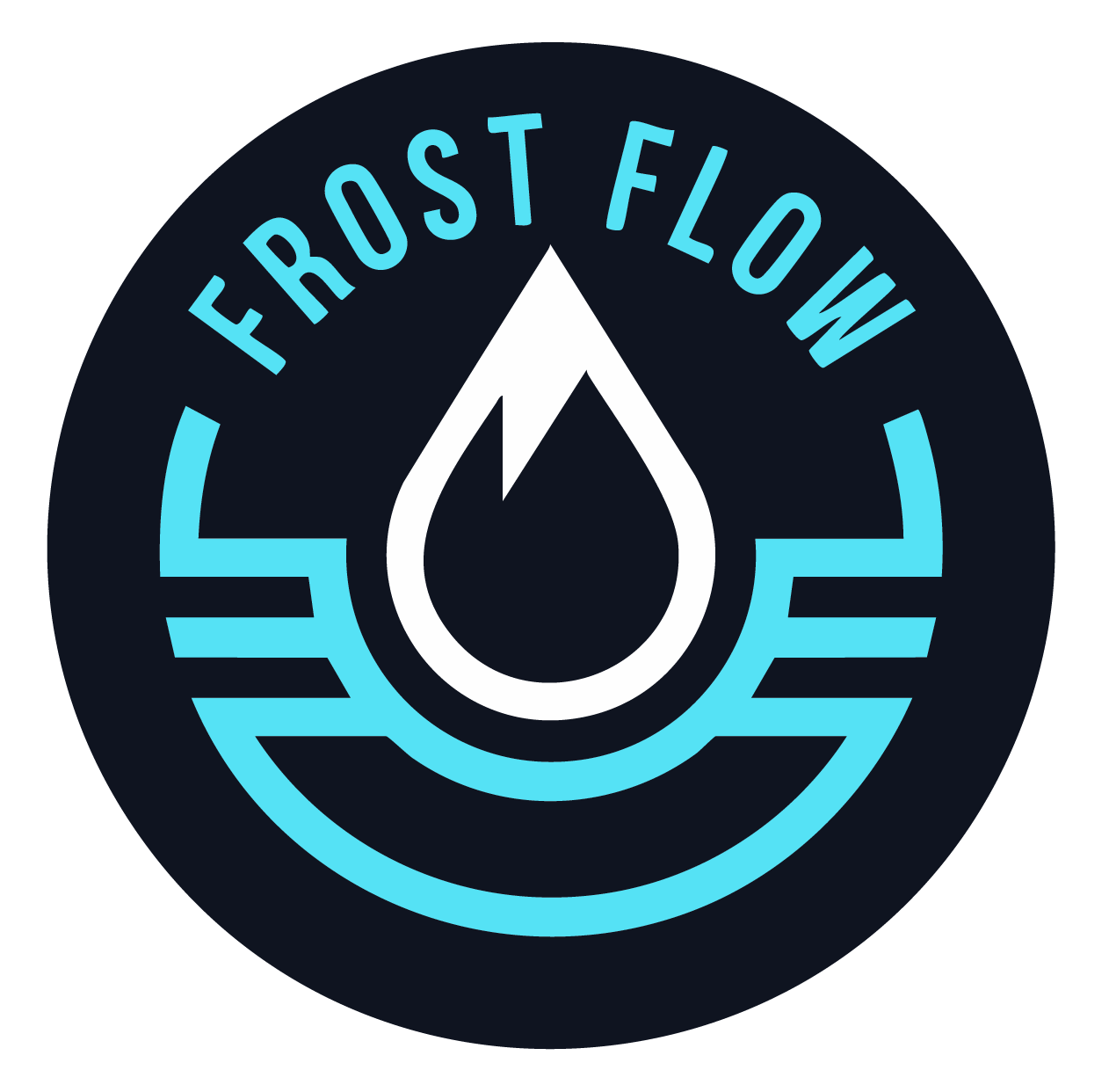 Frostflow Insulated Bottle 20oz Abstract Wave White