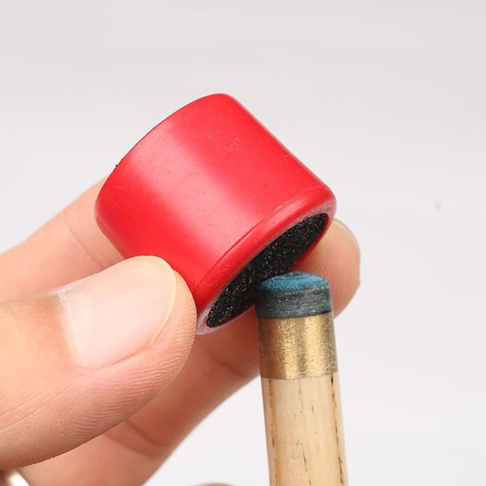 2Pcs Round Pool Cue Tip Sanding Tool