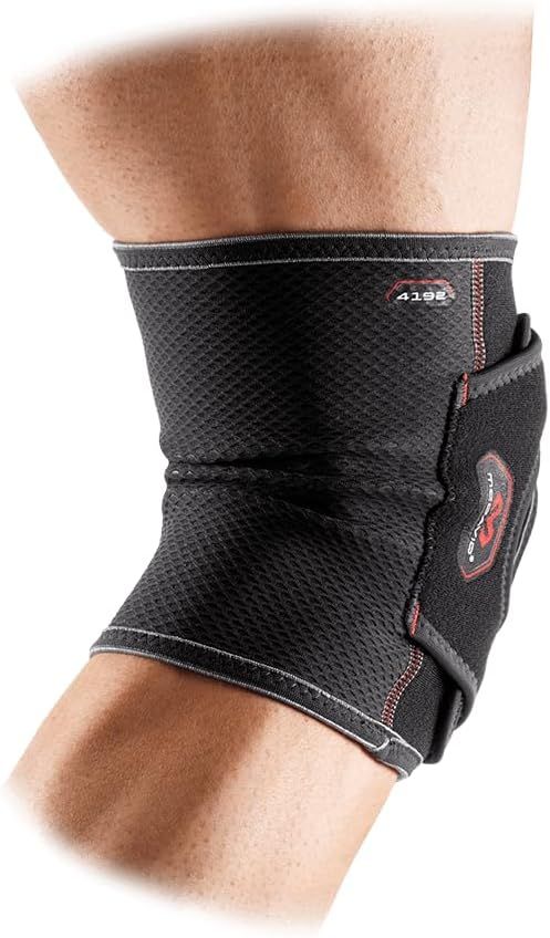 McDavid Knee Support Wrap, Knee Pain Relief from Jumpers Knee, Runners Knee, Patella Support, Tendon Support, Cartilage Meniscus Injuries, Adjustable for Men &amp; Women, Sold as Single Unit (1)