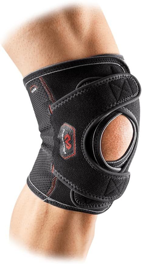 McDavid Knee Support Wrap, Knee Pain Relief from Jumpers Knee, Runners Knee, Patella Support, Tendon Support, Cartilage Meniscus Injuries, Adjustable for Men &amp; Women, Sold as Single Unit (1)