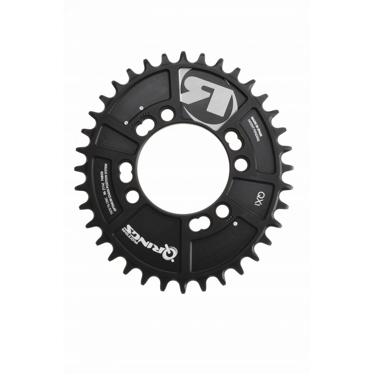 Rotor Q Ring Spider Mount BCD 76X4 36T Oval