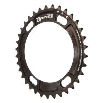 Rotor Q-Rings chainring, 9000/6800 4-arm 110 36 black