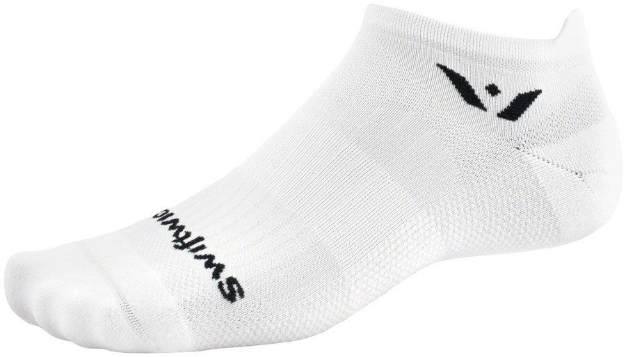 Swiftwick Aspire No Show Socks - White, Small