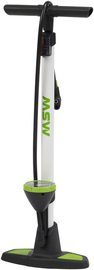 MSW FLP-100 Airlift Floor Pump Max pressure: 150 psi head works on both Presta and Schrader