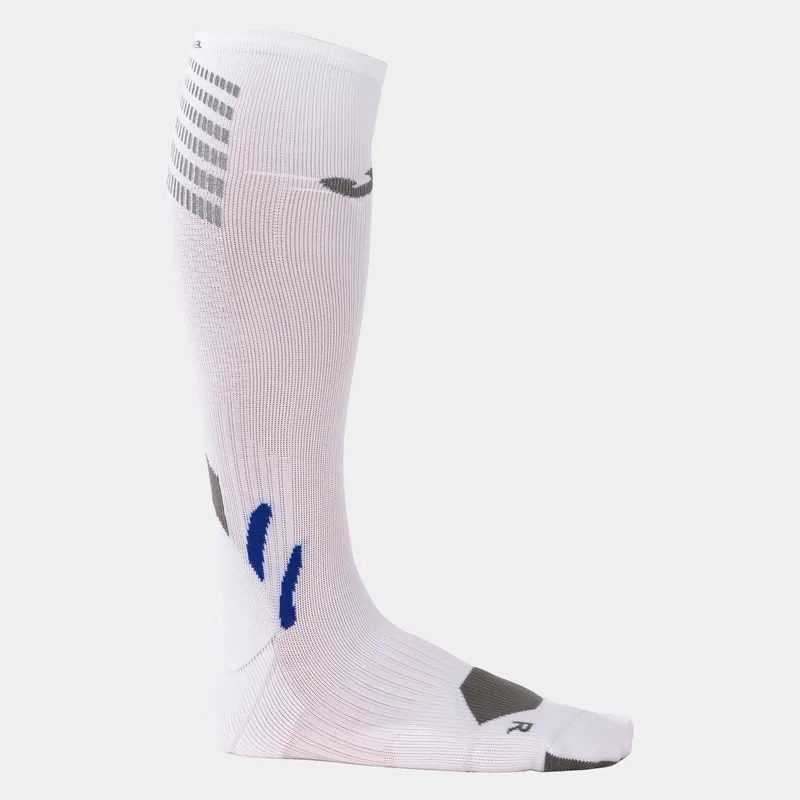 Joma Compression Reflective Multi Sports Long Socks White 5-8