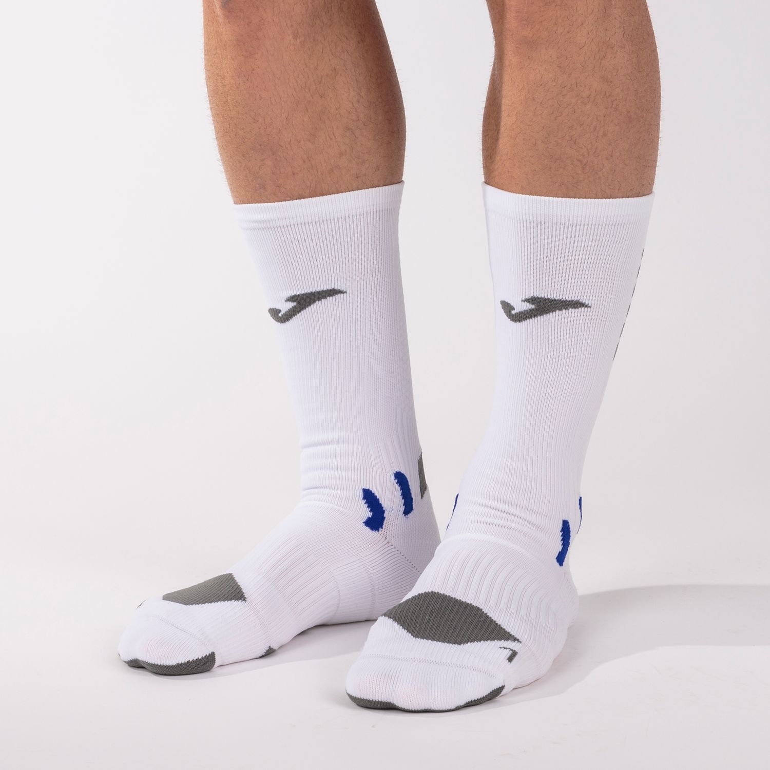 Joma Compression Reflective Multi Sports Medium Socks White 5-8
