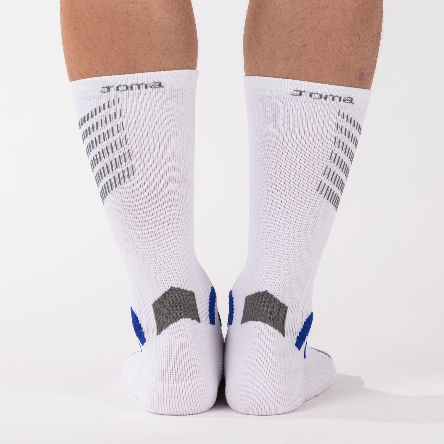 Joma Compression Reflective Multi Sports Medium Socks White 5-8