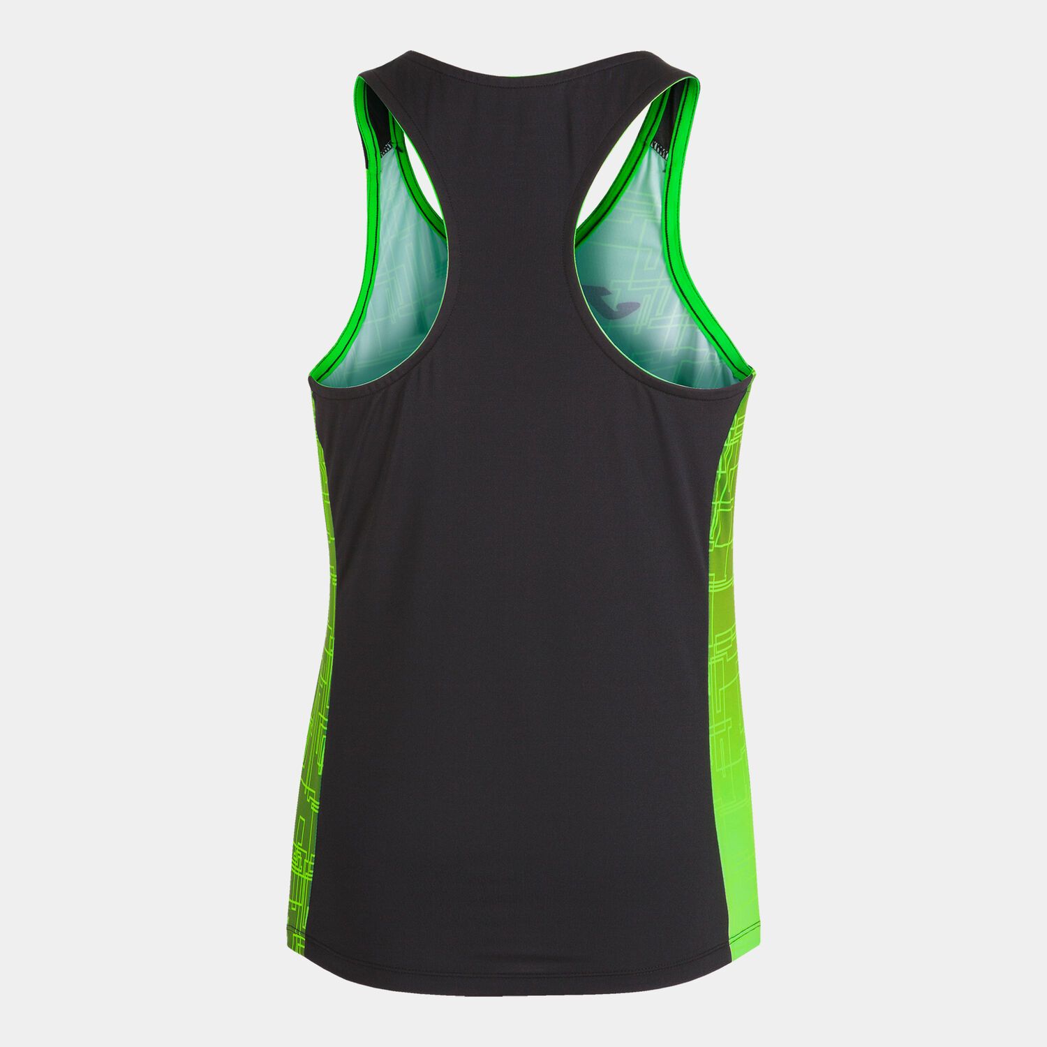 Joma Tank Top Woman Elite VIII Fluorescent Green Black