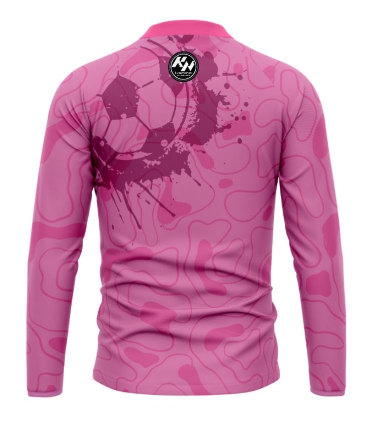 KN Manga Larga Portero Arquero Futbol Pink