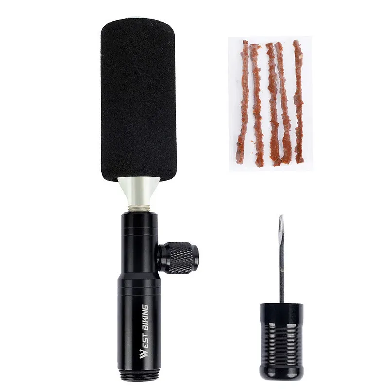 TUBELESS TIRE REPAIR TOOL + CO2 PUMP 2in 1