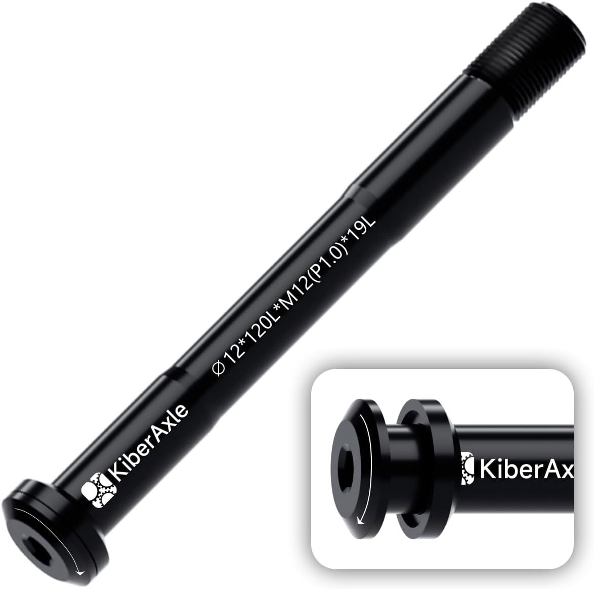 Kimber Alloy Bike Front Thru Axle 120mm 12mm x 19mm