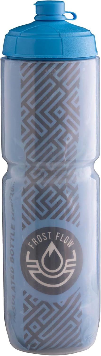 FrostFlow Water Bottle ZoomZebra Red, 24oz