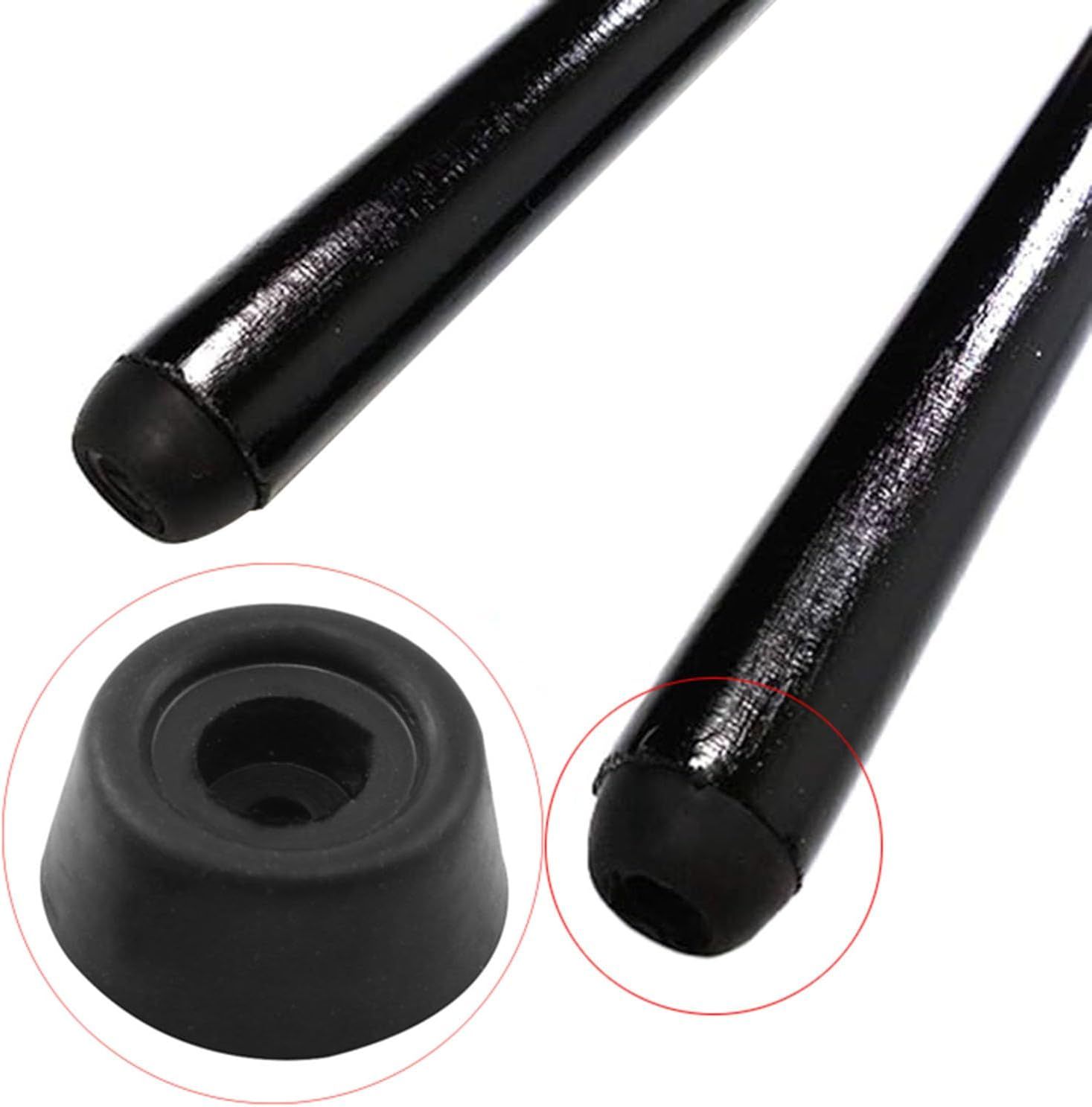Pool Cue Stick Butt Protector Black